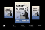 Simple Sunday Church Flyer, a Flyer Template by Neermana (Thumbnail 1 of 4)