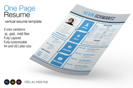 One Page Resume