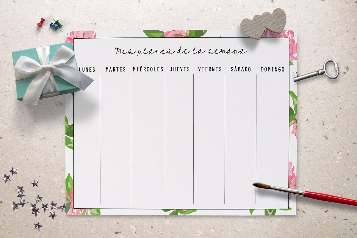 Weekly planner printable, a Stationery Template by mpcprintables (Photo 2 of 2)
