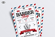 Barber Shop Flyer, a Flyer Template by Siska Arista (Thumbnail 1 of 2)