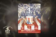 4th JULY USA Poster/Flyer Template, a Flyer Template by IB (Thumbnail 2 of 4)