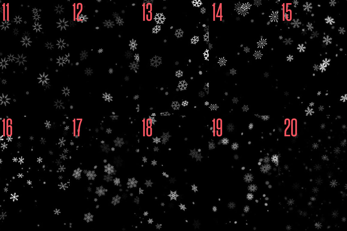 Snowflake brushes preview 4