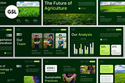 Green Agriculture Google Slide, a Presentation Template by graphicook (Thumbnail 1 of 4)