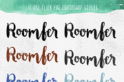 Roomfer font + Style Photoshop, a Script Font by alit design (Thumbnail 4 of 5)