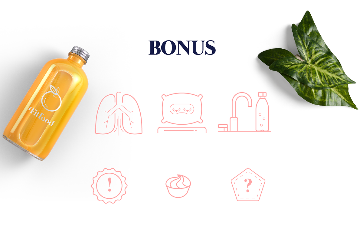 Food & Health icons, an Icon by Bunichi (Photo 9 of 12)