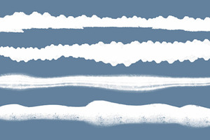 Snow And Ice Procreate Brushes