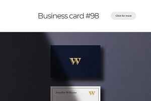 Business Card Mockup Template Bundle