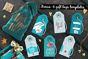 Merry Christmas | 5 festive cards, a Card Template by Spencerian Sisters (Thumbnail 3 of 5)