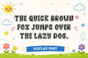 Ducky Dance - Cute Cartoon Kids Font, a Handwritten Font by KiddoGlyphs Studio (Thumbnail 2 of 3)