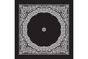 Set Of 4 Paisley Bandana's III, a Pattern Graphic by Bakhtiozin art graphic (Thumbnail 2 of 5)