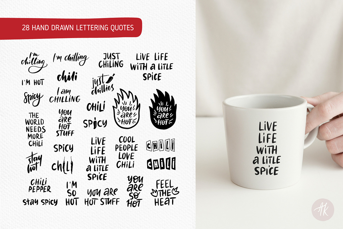 Chili Peppers Set, an Illustration by Alena Koval (Photo 9 of 18)