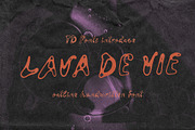 Lava de Vie outline handwritten font, a Handwritten Font by TD fonts (Thumbnail 1 of 10)
