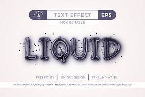 Petroil Editable Text Effect