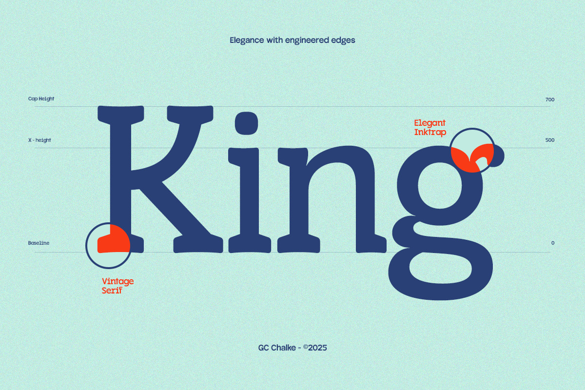 GC Chalke – Refined Slab Display, a Slab Serif Font by Glyphonic (Photo 3 of 15)