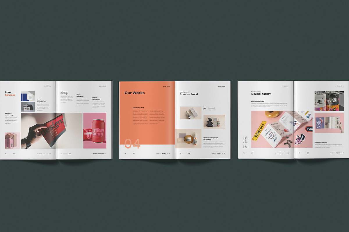 Works Portfolio Template | CANVA, a Brochure Template by TemplateFolio-Shop (Photo 7 of 15)