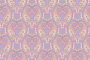 Pink Pailsey seamless pattern, a Pattern Graphic by antalogiya (Thumbnail 5 of 5)