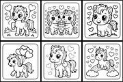 Cozy Valentine Day Horse, a Seasonal Illustration by Design Station (Thumbnail 3 of 3)