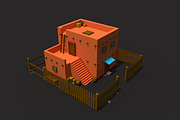 Low Poly Arab House, an Architecture 3D Model by CreativeeArt (Thumbnail 1 of 8)