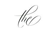Fifty pre-made elements of THE, a Symbol Font by Blessed Print (Thumbnail 13 of 20)