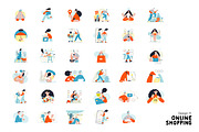 Online Shopping vector illustrations, a Templates & Theme by Grivina's shop (Thumbnail 23 of 26)