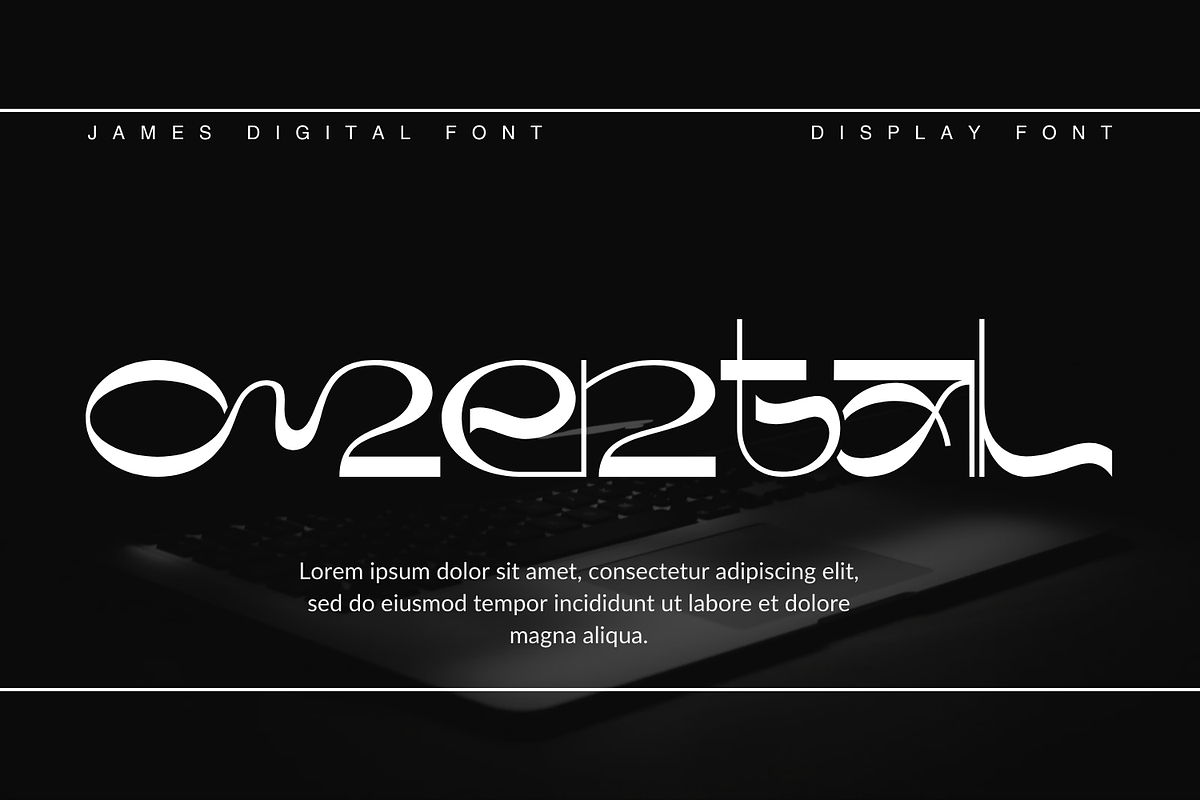 James Digital Font, a Sans Serif Font by 177Studio (Photo 3 of 8)