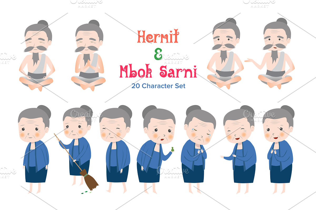 Storry Telling Characters Bundle, an Illustration by Creatornomic (Photo 14 of 20)