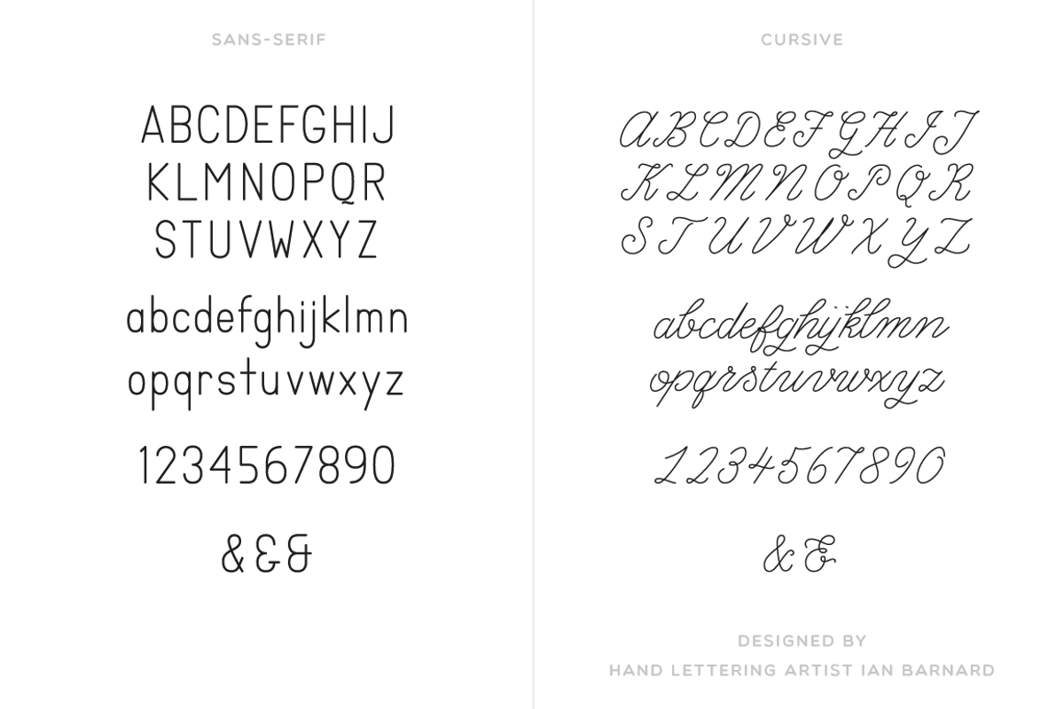 Path Type - Single Stroke Glyph Set preview 2