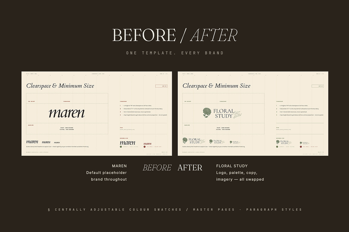 MAREN/ Brand Guidelines Template, a Presentation Template by Leleka.Store (Photo 5 of 23)
