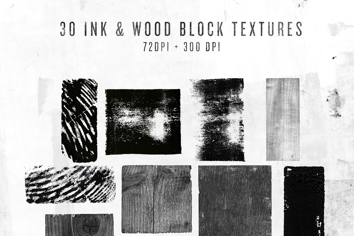 Wood Block Textures, a Texture Graphic by Fox & Bear