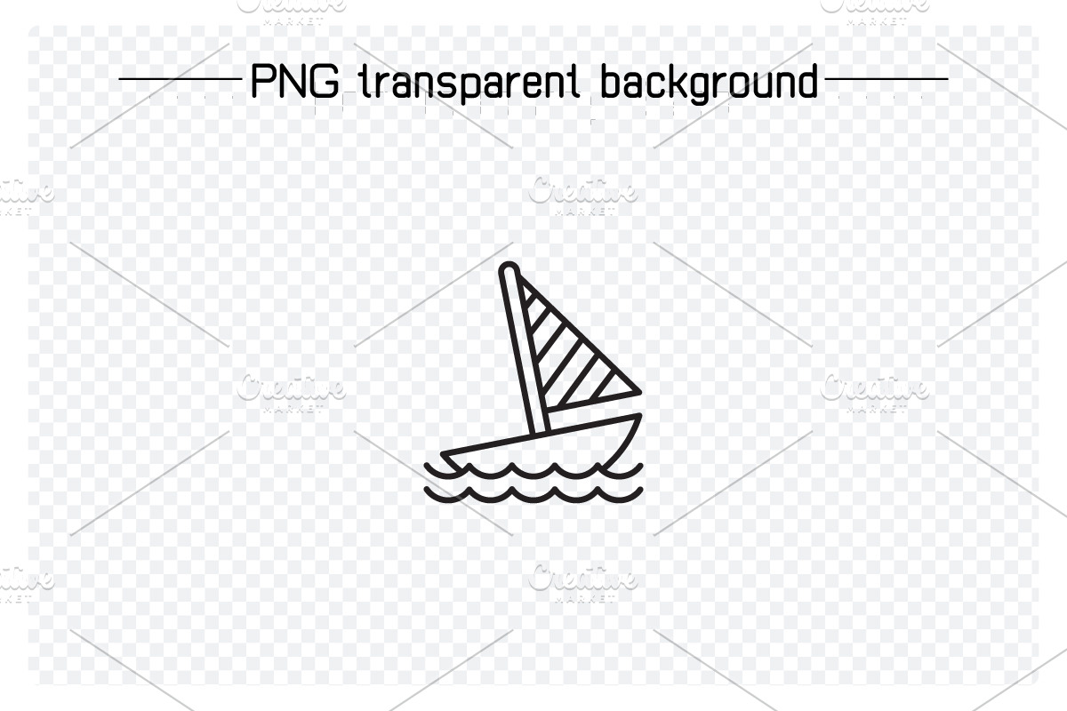Travel and Beach Line Icons Set, an Icon by Designfour (Photo 5 of 7)