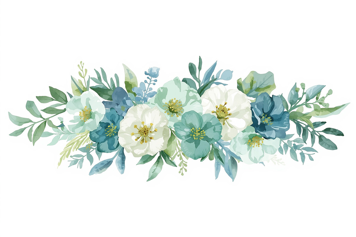 Soft White Floral Bundle, an Illustration by balal (Photo 8 of 10)