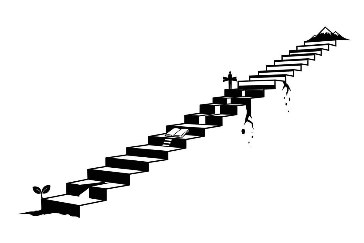 Stairway Journey Vector Bundle, an Illustration by jahid234 (Photo 45 of 51)