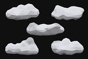 Low Poly Clouds, an Object Graphic by Medialoot (Thumbnail 4 of 5)