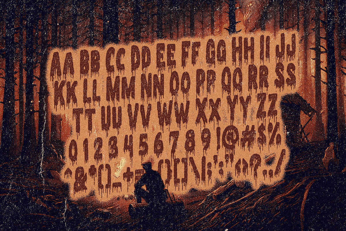 Wicked Destiny - Drippy Display Font, a Sans Serif Font by Subqi Std (Photo 10 of 10)