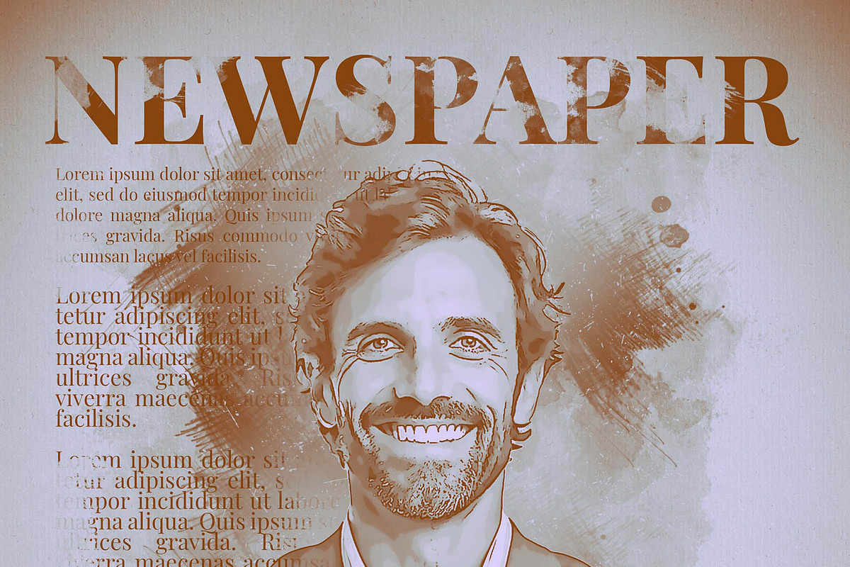 News Paper Mixed Media Art Effect, an Action Add-On by MRI STUDIO (Photo 42 of 43)