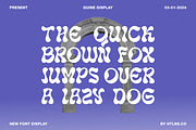 Guine Display, a Font by HTLNS.co (Thumbnail 3 of 6)