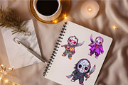 Cartoon Horror Halloween Guys 04., a Decorative Illustration by KENO Mascots (Thumbnail 6 of 10)