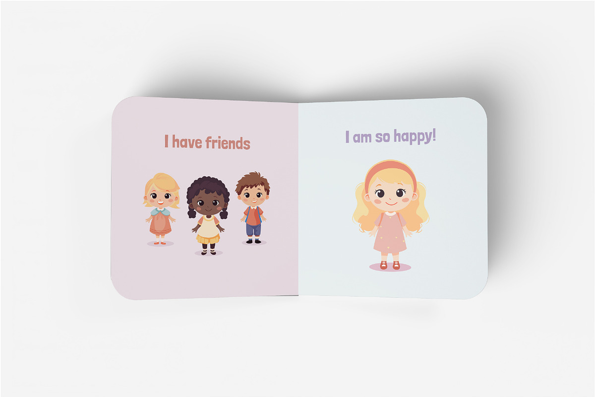 Children's Board Book Mockup, a Books & Magazine Mockup by Alolieli Studio (Photo 2 of 6)