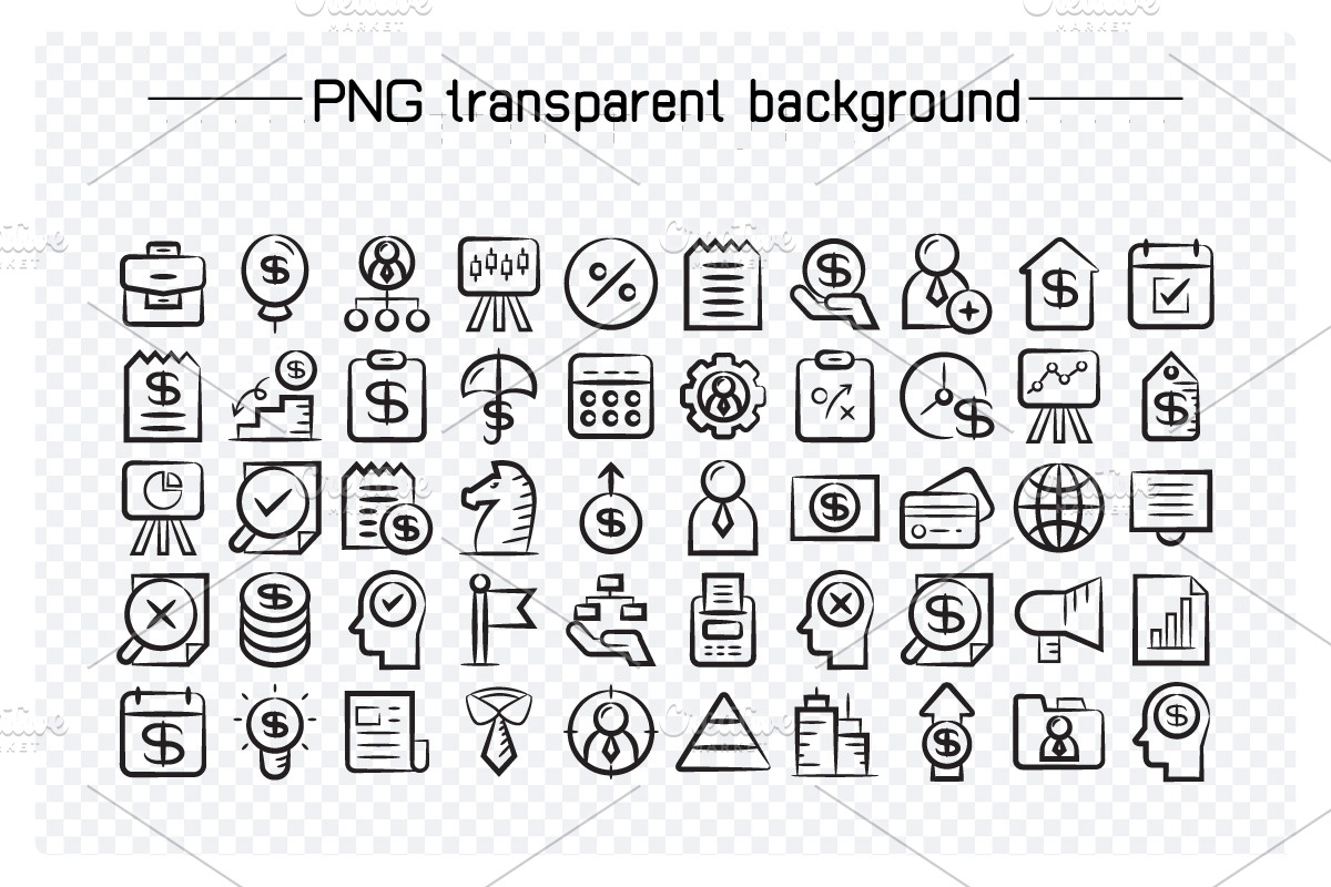 Sketch Business and Finance Icons, an Icon by Designfour (Photo 3 of 7)