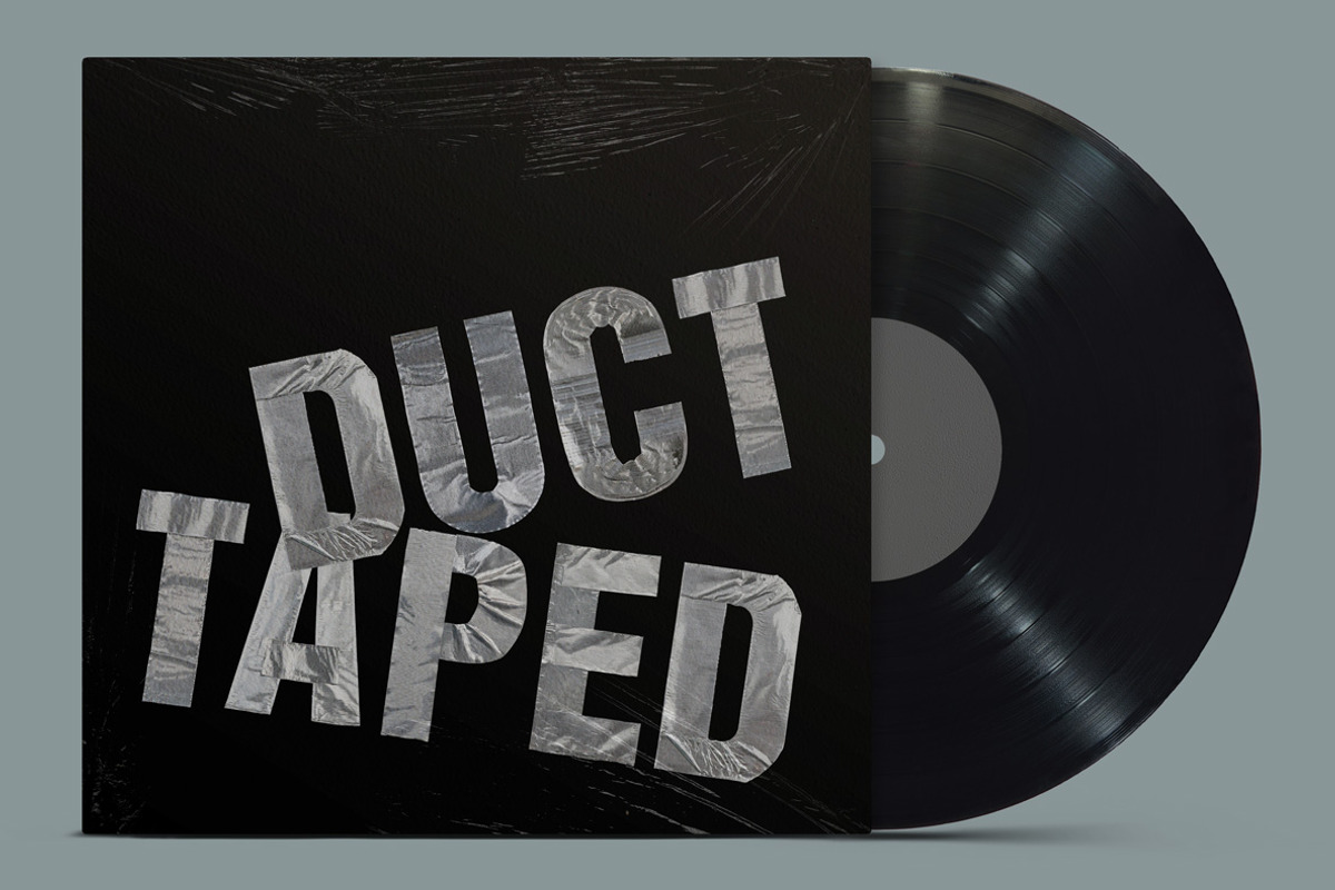 Grey Duct Tape Font, a Sans Serif Font by Handmadefont (Photo 7 of 10)