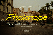 Phalarope | Reverse Contrast Script, a Script Font by Jolicia Type (Thumbnail 1 of 10)