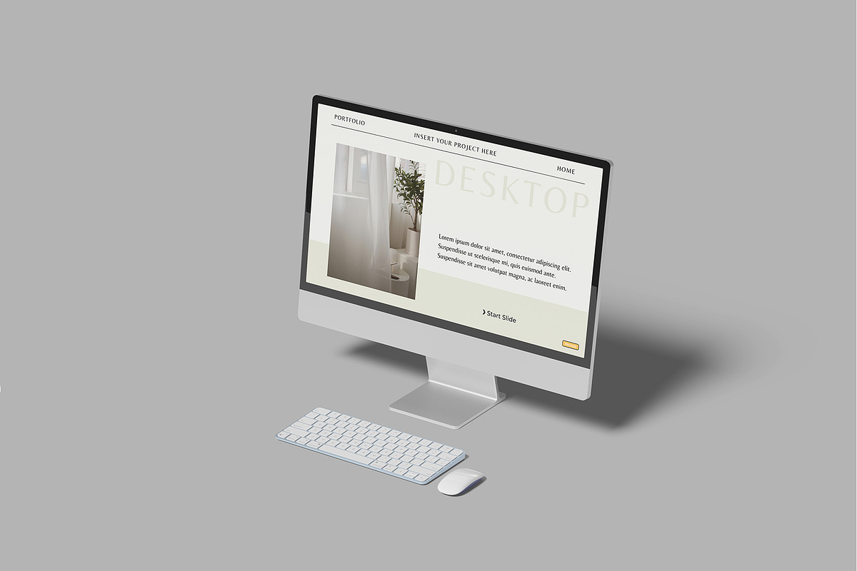 Desktop Screen Mockup, a Device Mockup by lamorastudio (Photo 2 of 11)