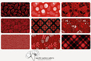 80 red geometric seamless pattern, a Pattern Graphic by Poppy Lane Studio (Thumbnail 5 of 11)