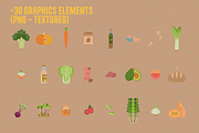 Food Market Collection, a Food Illustration by The Fooltype (Thumbnail 6 of 12)