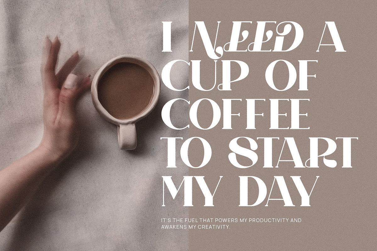 Ragita Elegant Ligature Serif Font, a Serif Font by Perfectype (Photo 4 of 8)