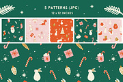 Merry Christmas Svg, Ai, Png, Eps, a Decorative Illustration by Elena_Sedova (Thumbnail 3 of 6)