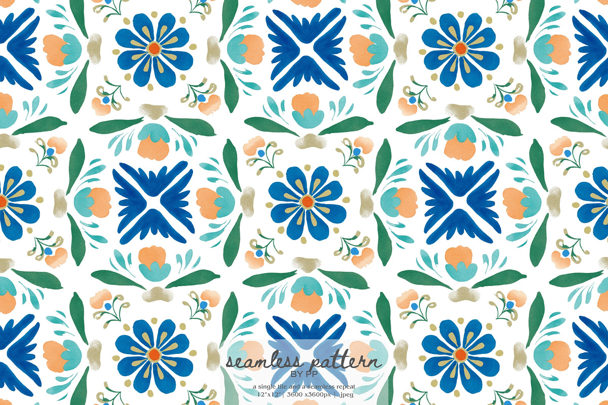 Scandinavian folk seamless pattern, a Pattern Graphic by Pink Studio Art (Photo 1 of 4)