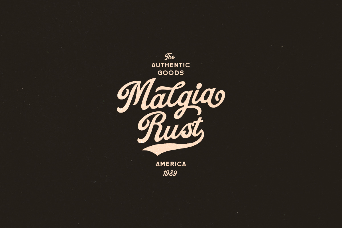 Goldray Club Retro Font Duo, a Script Font by Letterhend Studio (Photo 7 of 9)