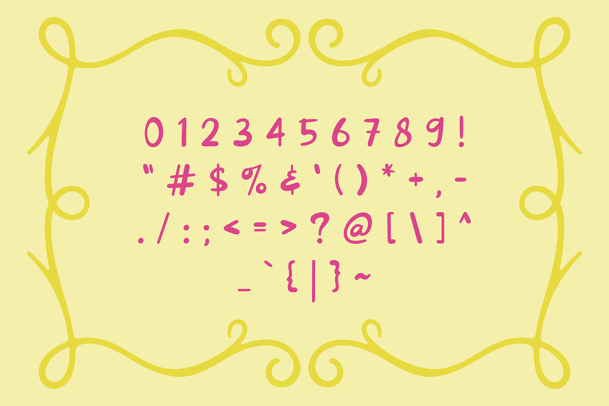 PGR Nougat - Quirky Handwritten Font, a Handwritten Font by Pikgura (Photo 2 of 6)