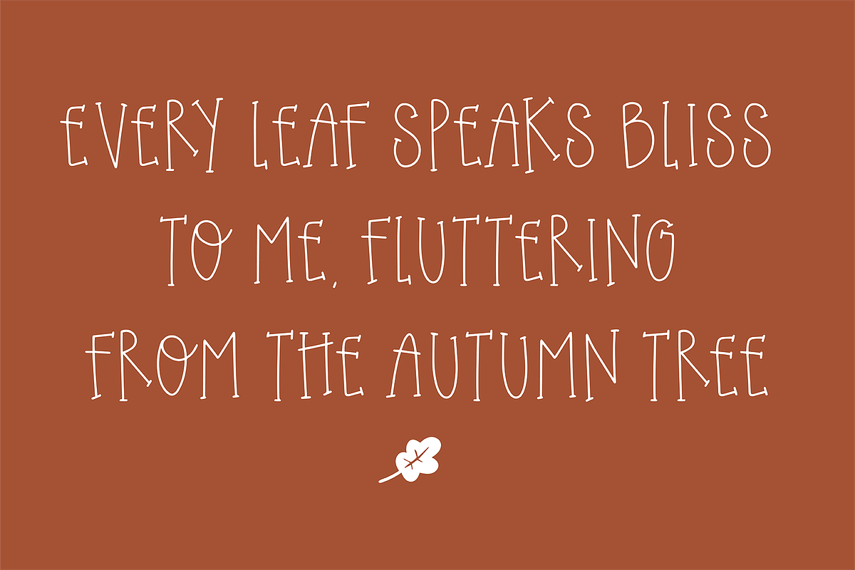 HARVEST MOON a Thin Serif Font preview 6
